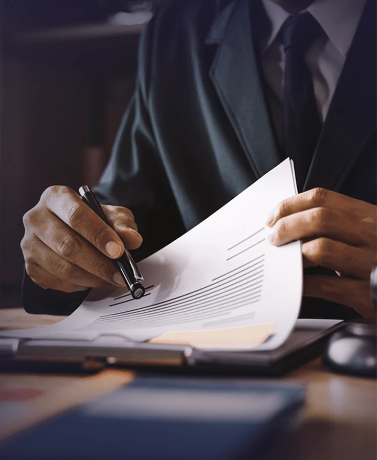 Personal Injury signing